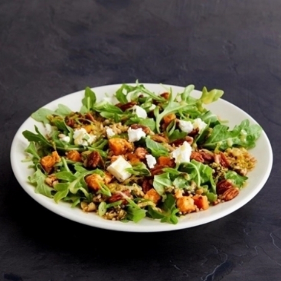Picture of Warm Grain Bowl with Sweet Potato & Brussels Sprouts